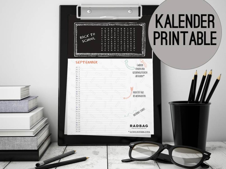 September Kalender zum runterladen