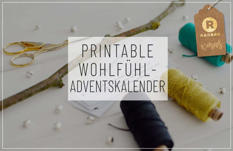 Wohlfühl-Adventskalender zum Ausdrucken - 24 Tage Wellness