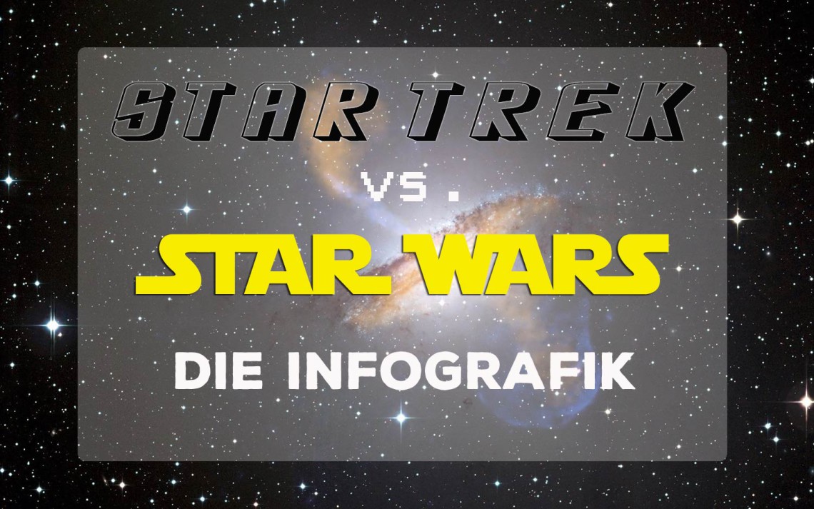 infografik star wars star trek