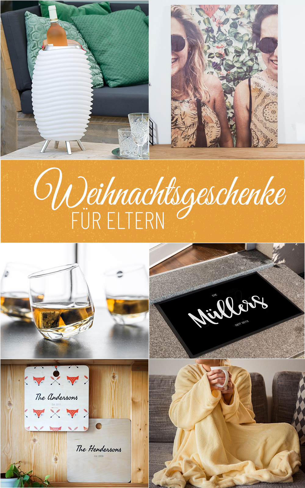 Weihnachtsgeschenke für Eltern