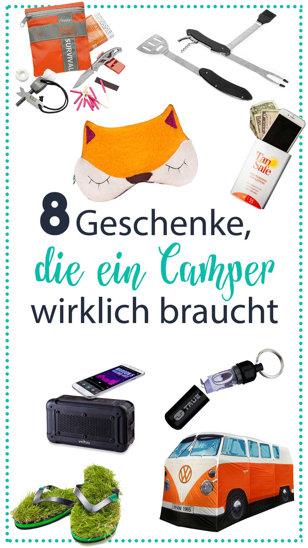 8 Geschenke, die jeder Camper wirklich braucht - radbag