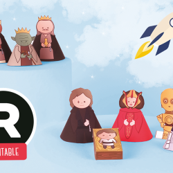 Weihnachtsbaum ohne Baum - DIY Konfetti-Baum