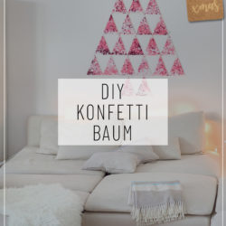 weihnachtsbaum aus konfetti