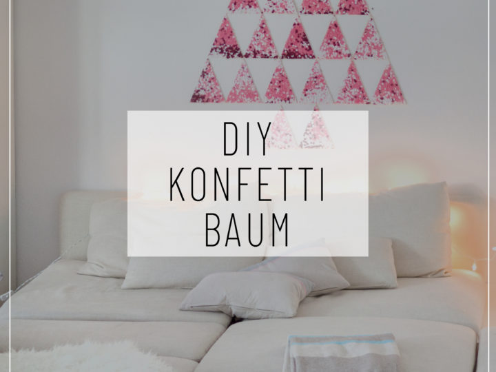 weihnachtsbaum aus konfetti