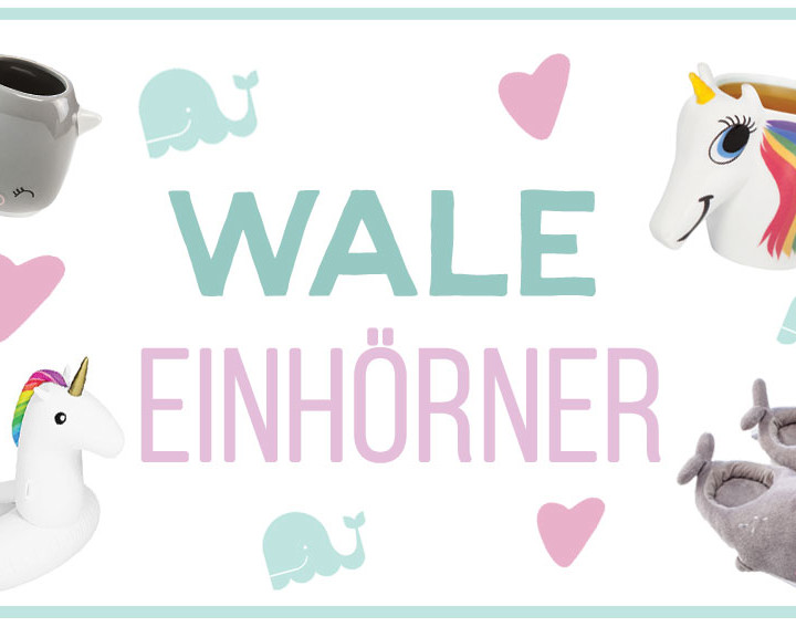 Einhörner und Wale