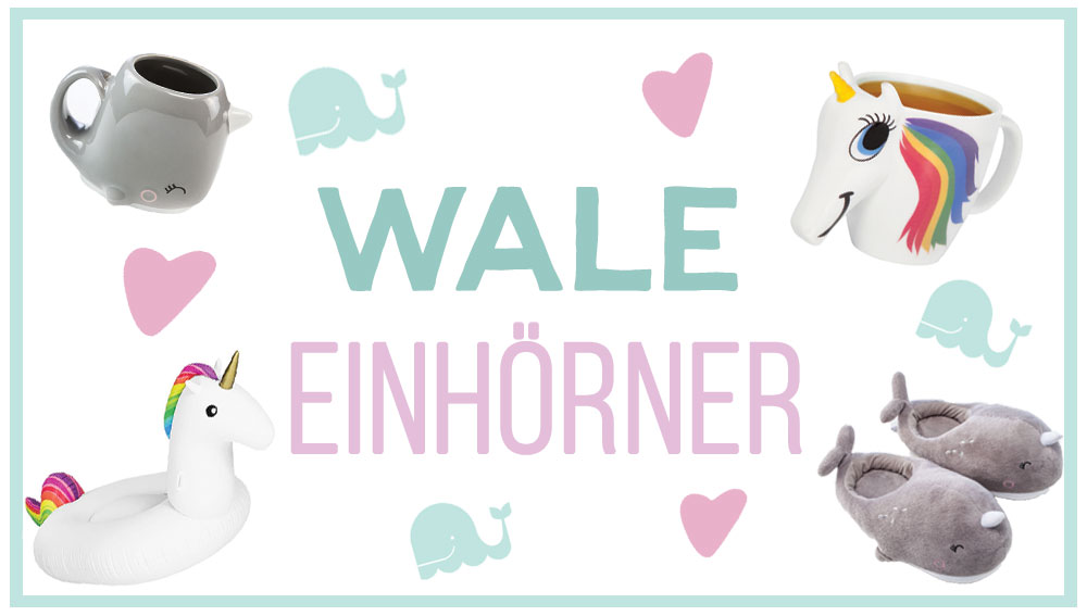 Einhörner und Wale