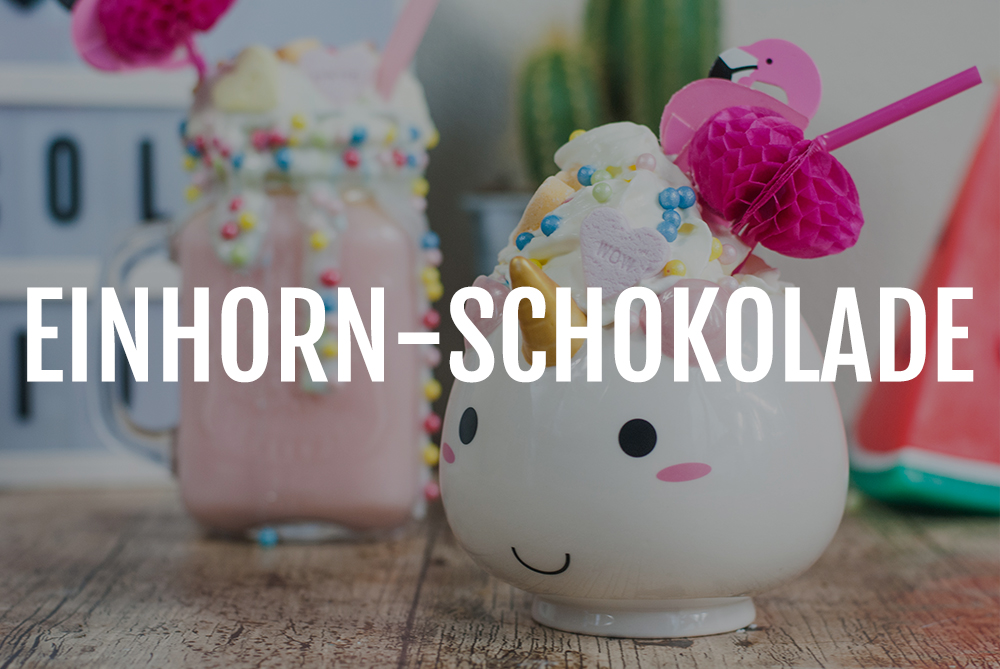 Deine magische, heiße Einhorn-Schokolade für den Winter