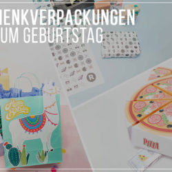 Geschenkverpackungen zum Geburtstag