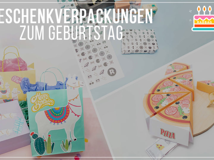 Geschenkverpackungen zum Geburtstag