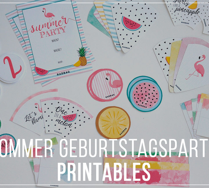 Geburtstagsparty Printable