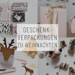 Geschenkverpackungen zu Weihnachten