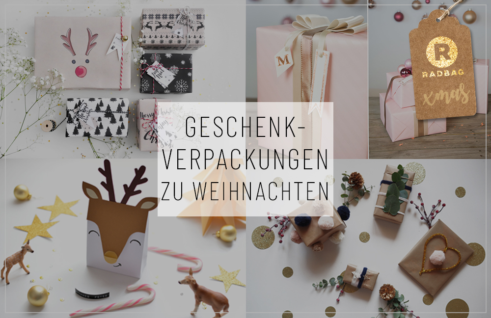 Schöne Geschenkverpackungen zu Weihnachten, DIY