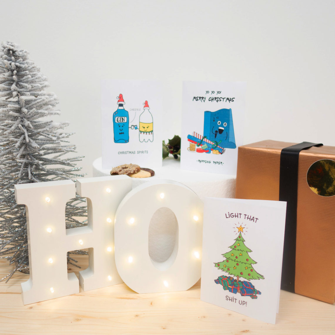 Witzige Weihnachtskarten zum Ausdrucken für eure Liebsten