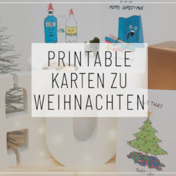 Weihnachtskarten zum Ausdrucken