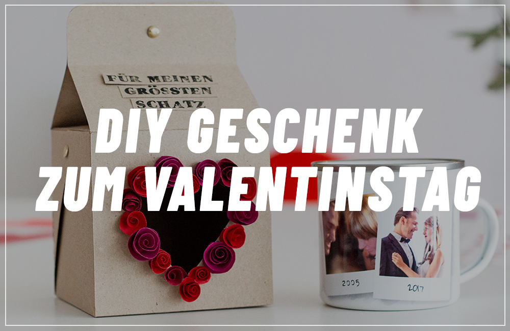 Valentinstag Geschenk selbermachen: Fotogeschenk