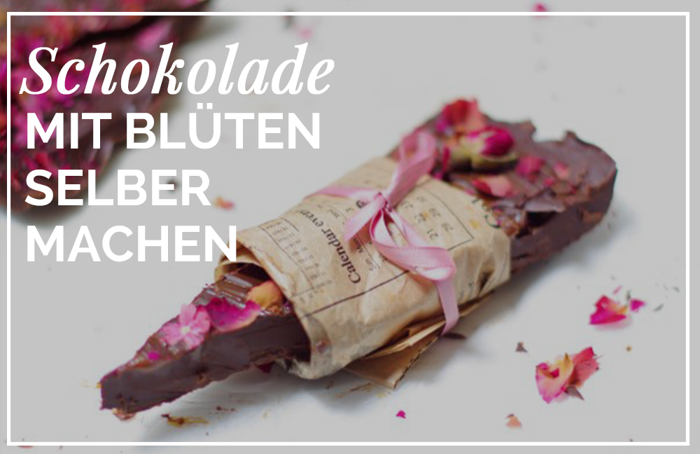 Schokolade selber machen - Rezept zum Muttertag