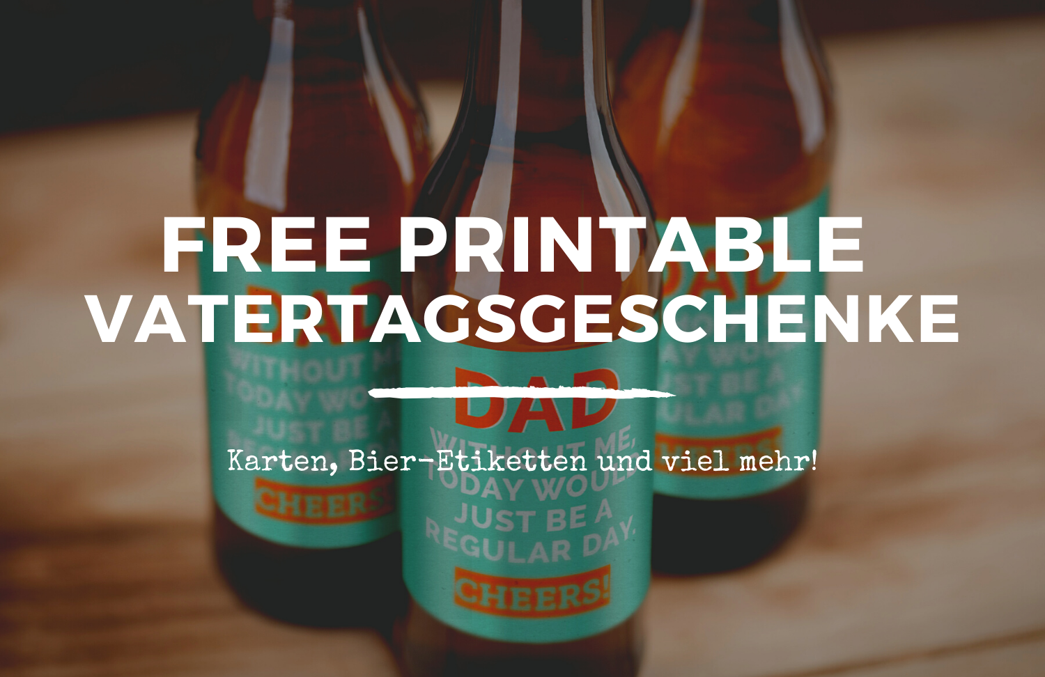 Selbstgemachte Geschenke Fur Den Vatertag Free Printables