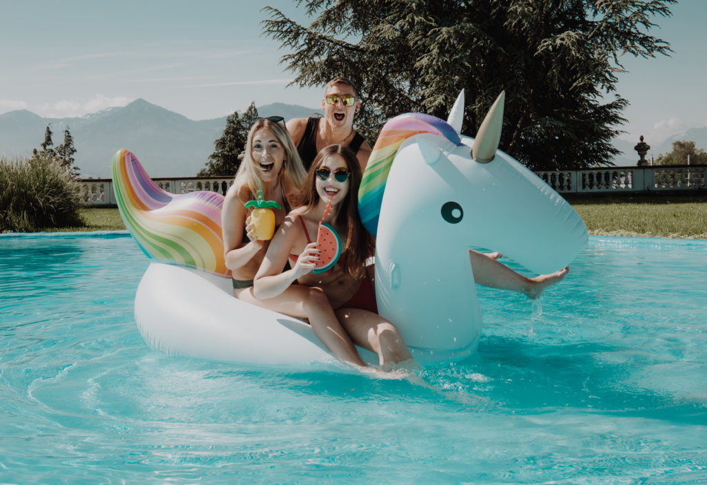 Einhorn Schwimmtier Sommerferien