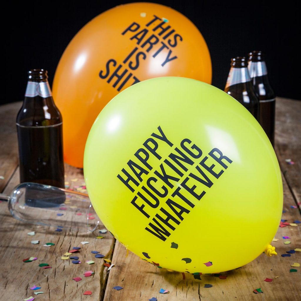Geburtstagsgeschenke fiese Luftballons