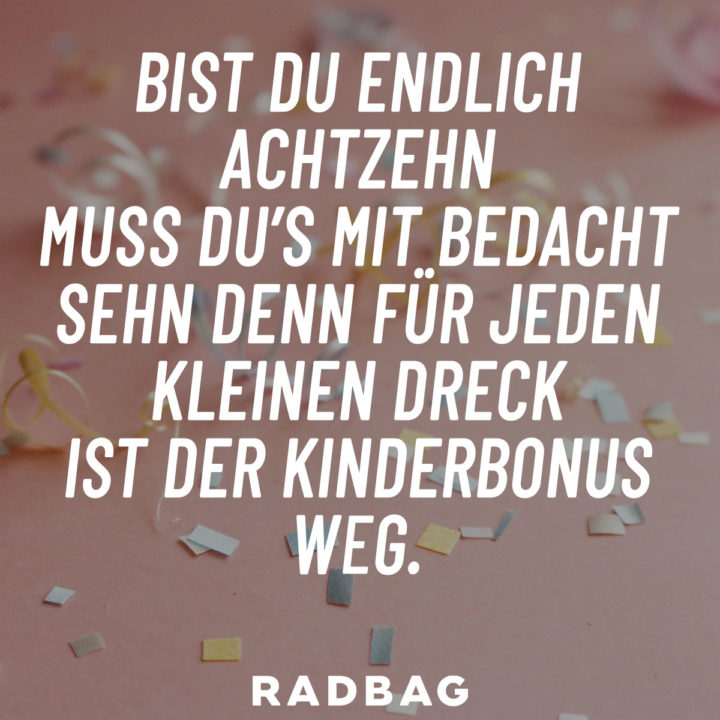 Der unvergessliche 18. Geburtstag Coole Geschenke &amp; Sprüche