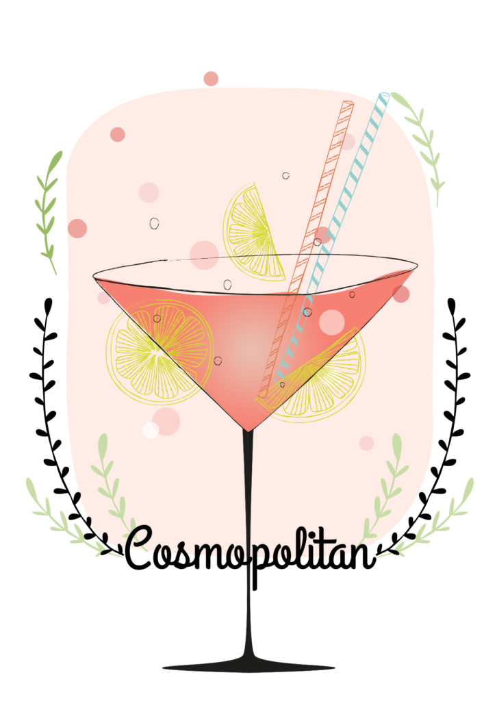 Einfache Cocktails für den Sommer Cosmopolitan