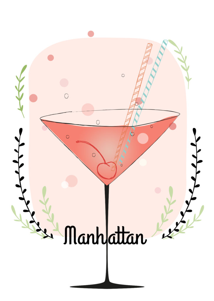 Einfache Cocktails für den Sommer Manhattan