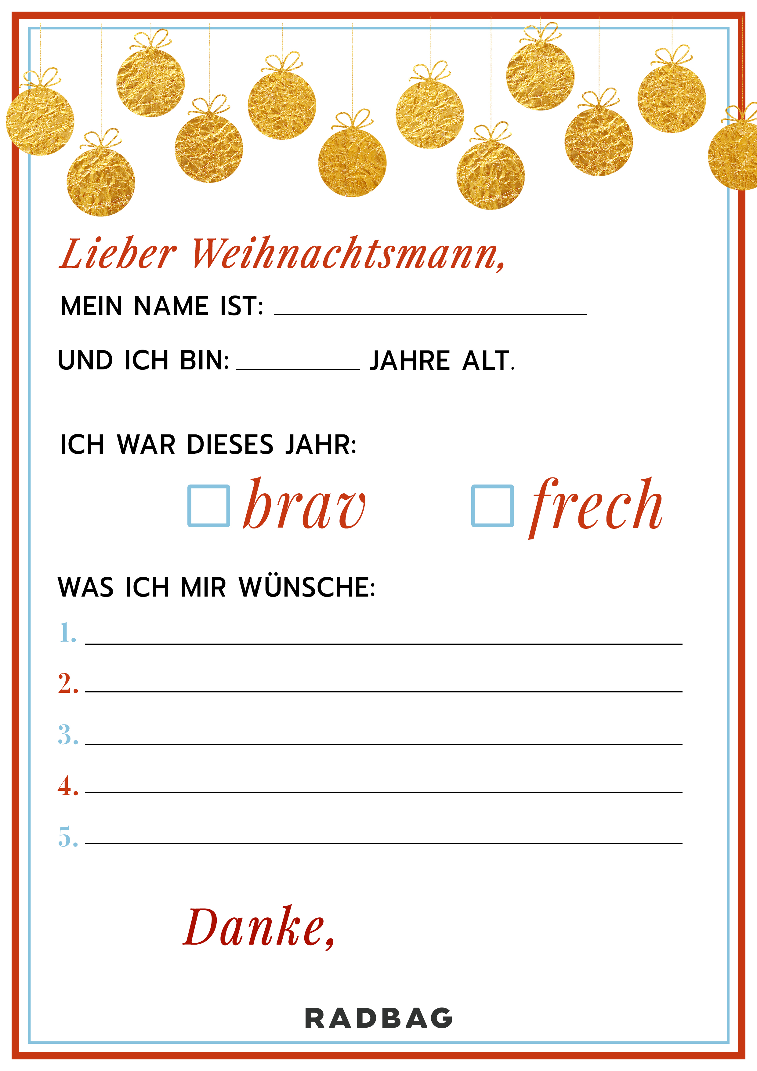 Jetzt Aus 4 Wunschzettel Fur Weihnachten Auswahlen Und Ausdrucken