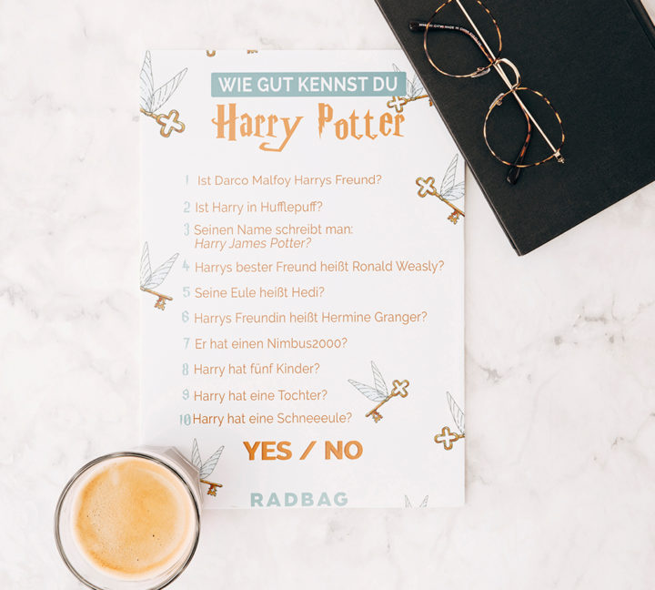 Dein Harry Potter Quiz zum Ausdrucken + dein Harry Potter Sternzeichen