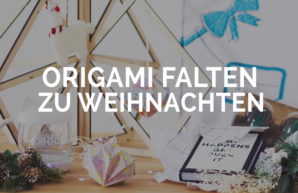 Papier Origami Zu Weihnachten Falte Jetzt Deine