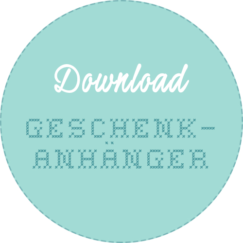 Geschenkanhänger Weihnachten download