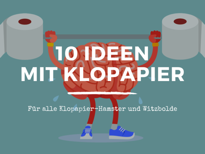 10 Ideen für zu viel Klopapier Inspiration Funny lifehacks spiele toilettenpapier banner
