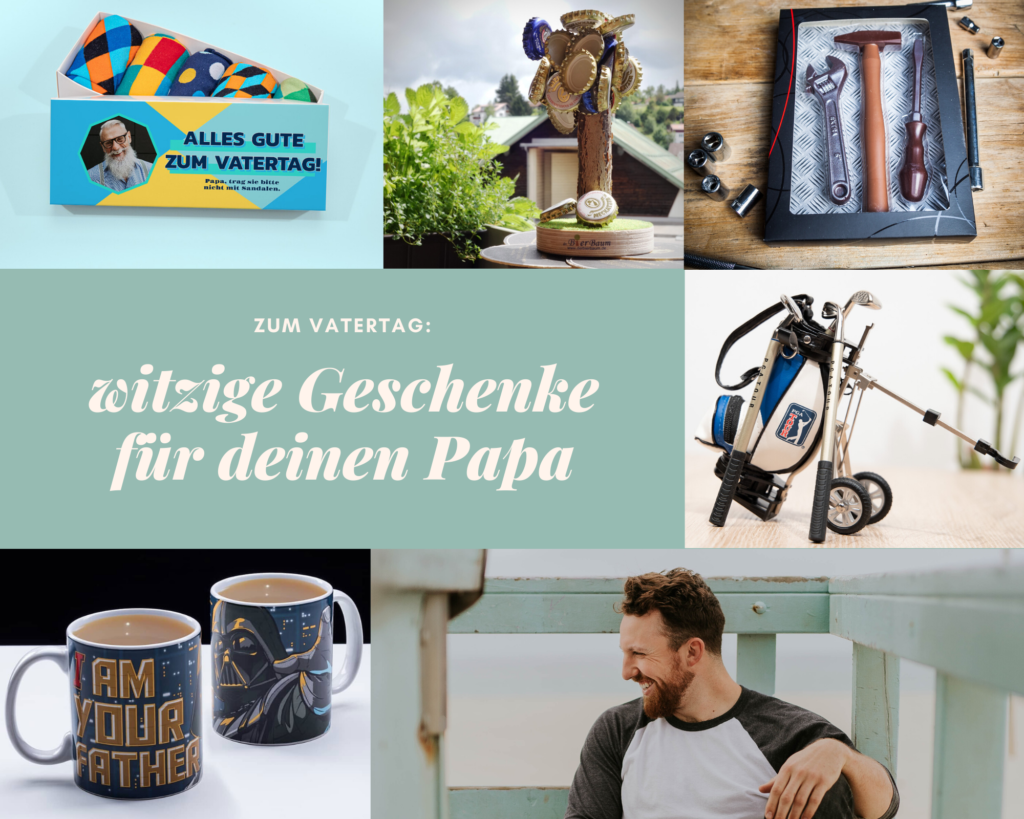 witzige Vatertagsgeschenke geschenke zum vatertag papa geschenke für papa ideen inspiration lustig