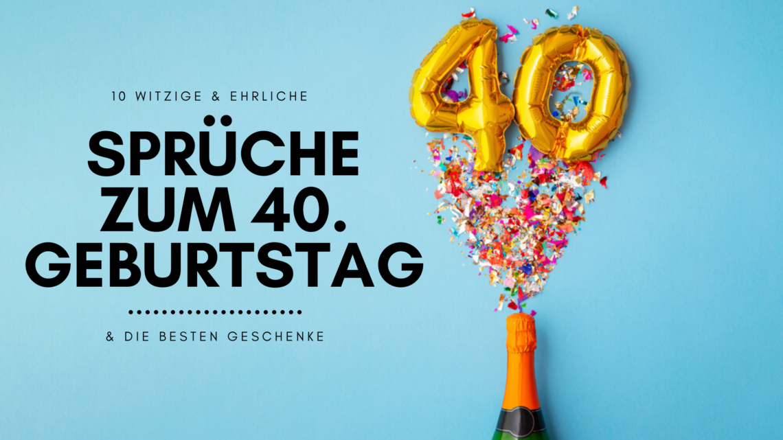 Komplimente Geburtstagskarte Zum 40 Geburtstag Happy Birthday