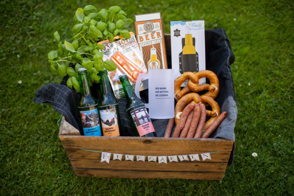 Diy Geschenk Fur Manner Der Selbstgemachte Mini Biergarten