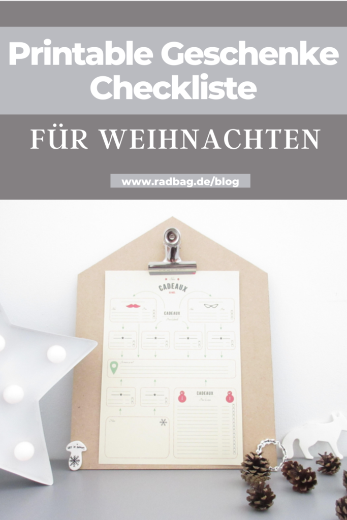 Geschenke Checkliste