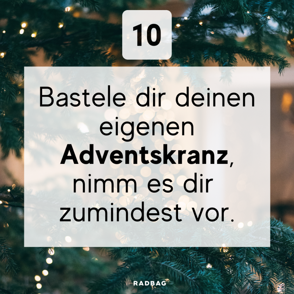 dezember to do list