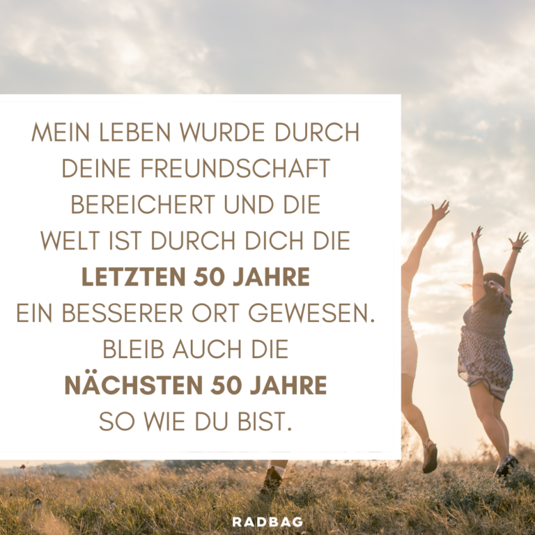 Besondere Glückwünsche zum 50. Geburtstag so geht das!