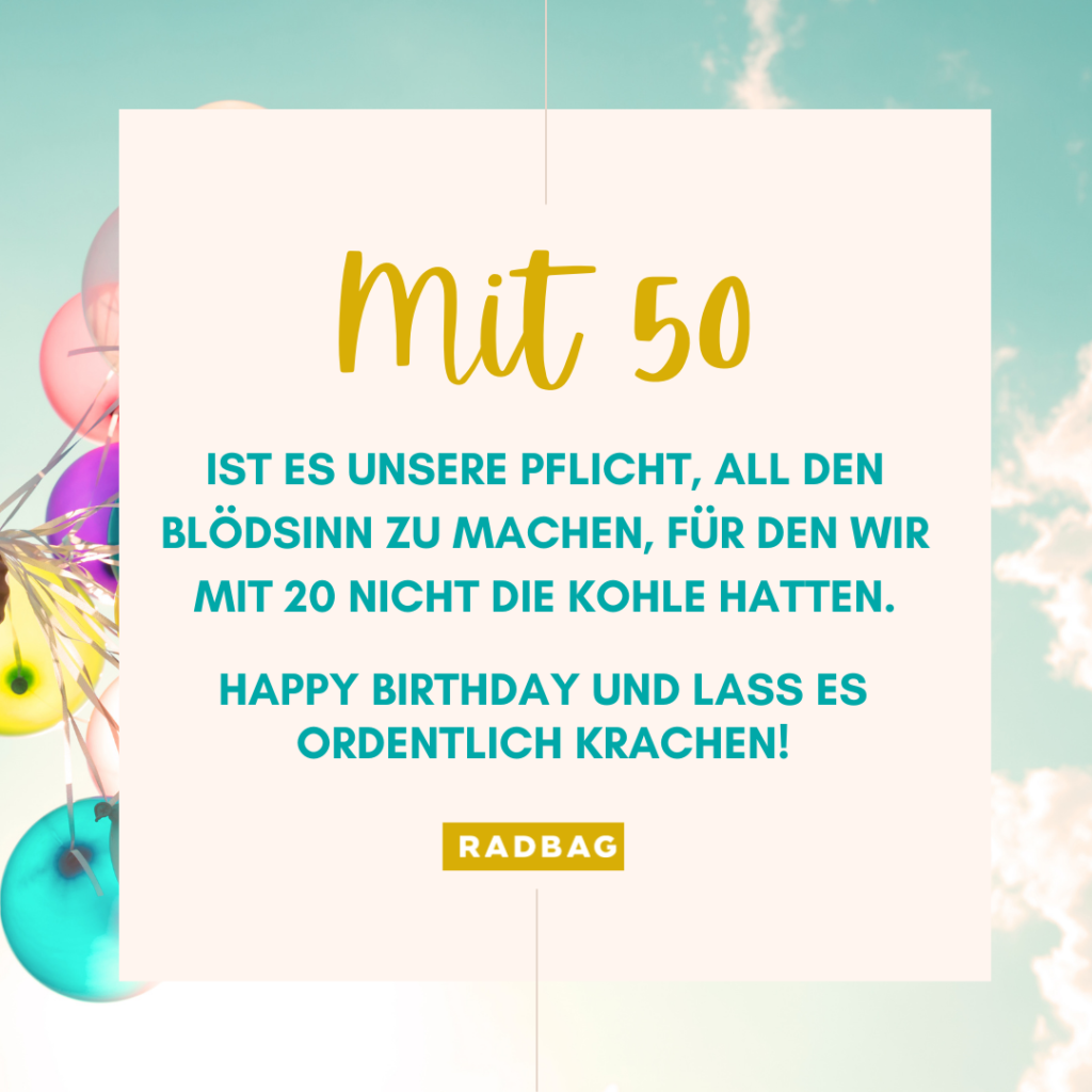 Lustig geburtstag 50 geburtstag bilder