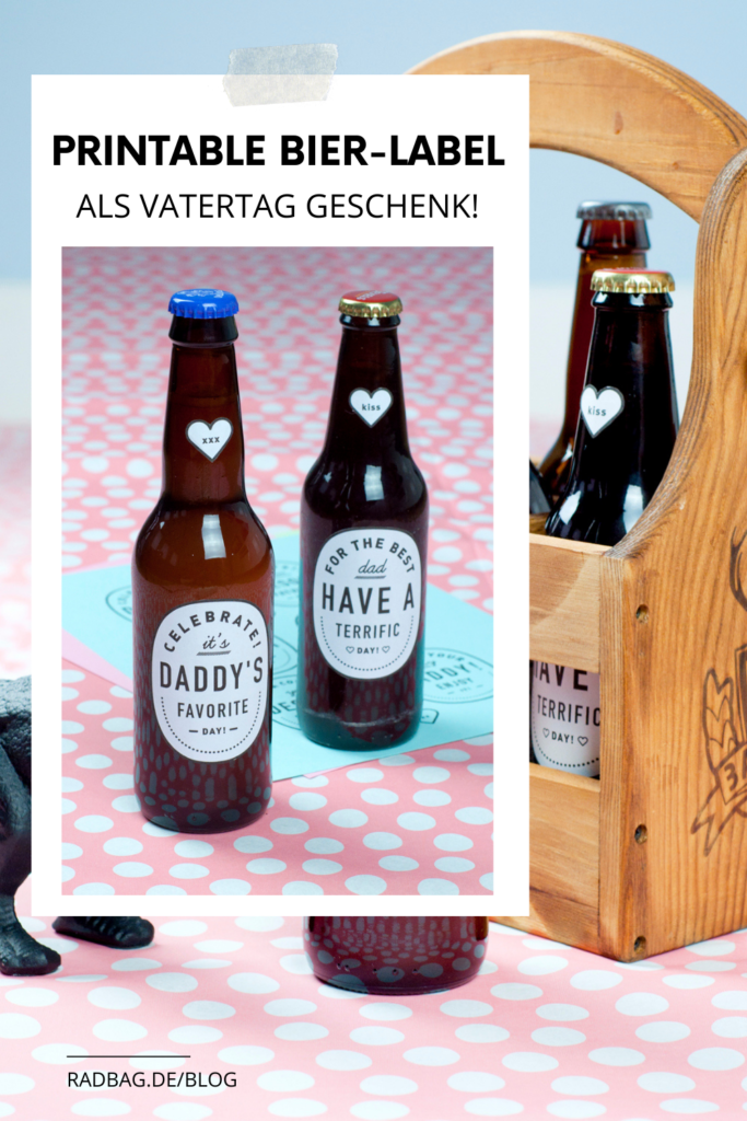 Personalisiertes Bier Flaschen Etikett Vatertags Geschenk