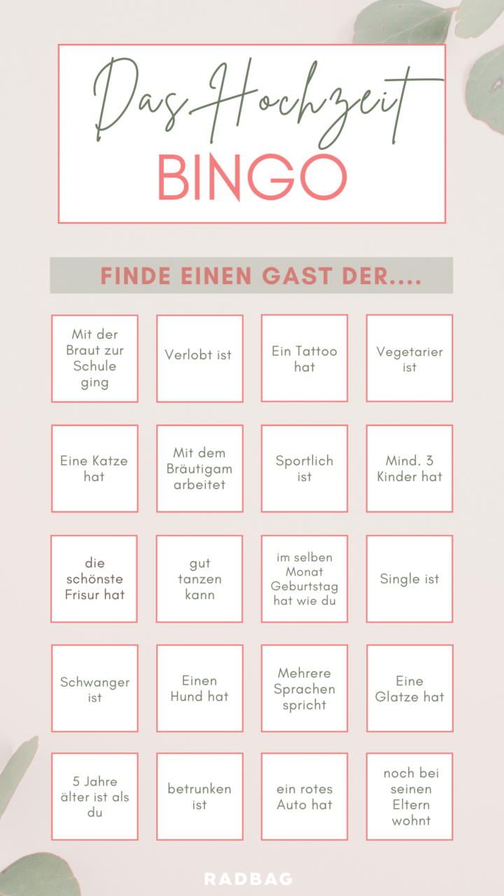 8 Hochzeitsspiele für die richtige Stimmung bei den Gästen!