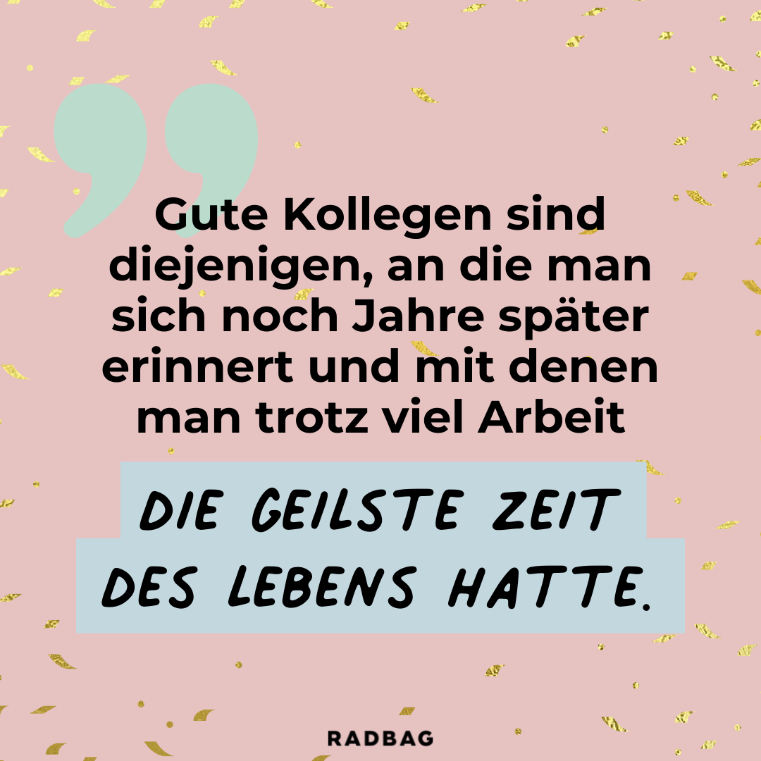 AbschiedKollegeJobwechsel so wird´s nice radbag