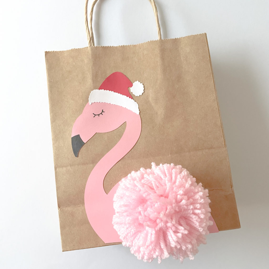 weihnachtstüten mit flamingo basteln (02)