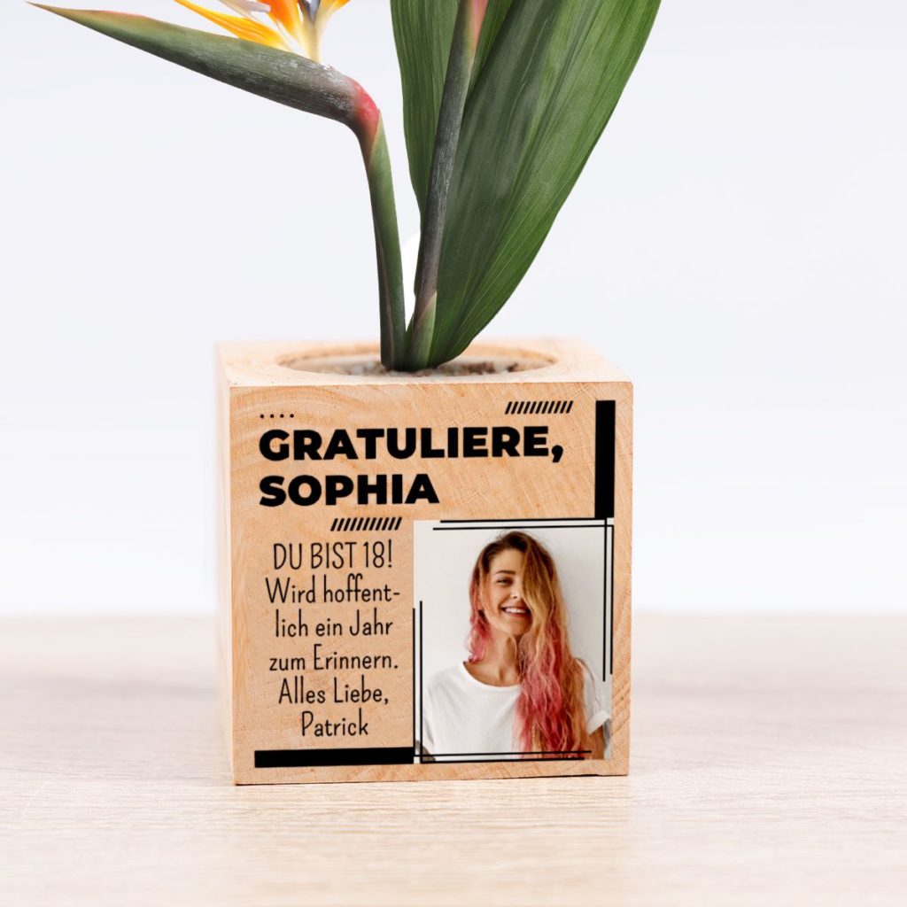 foto auf holz ecocube