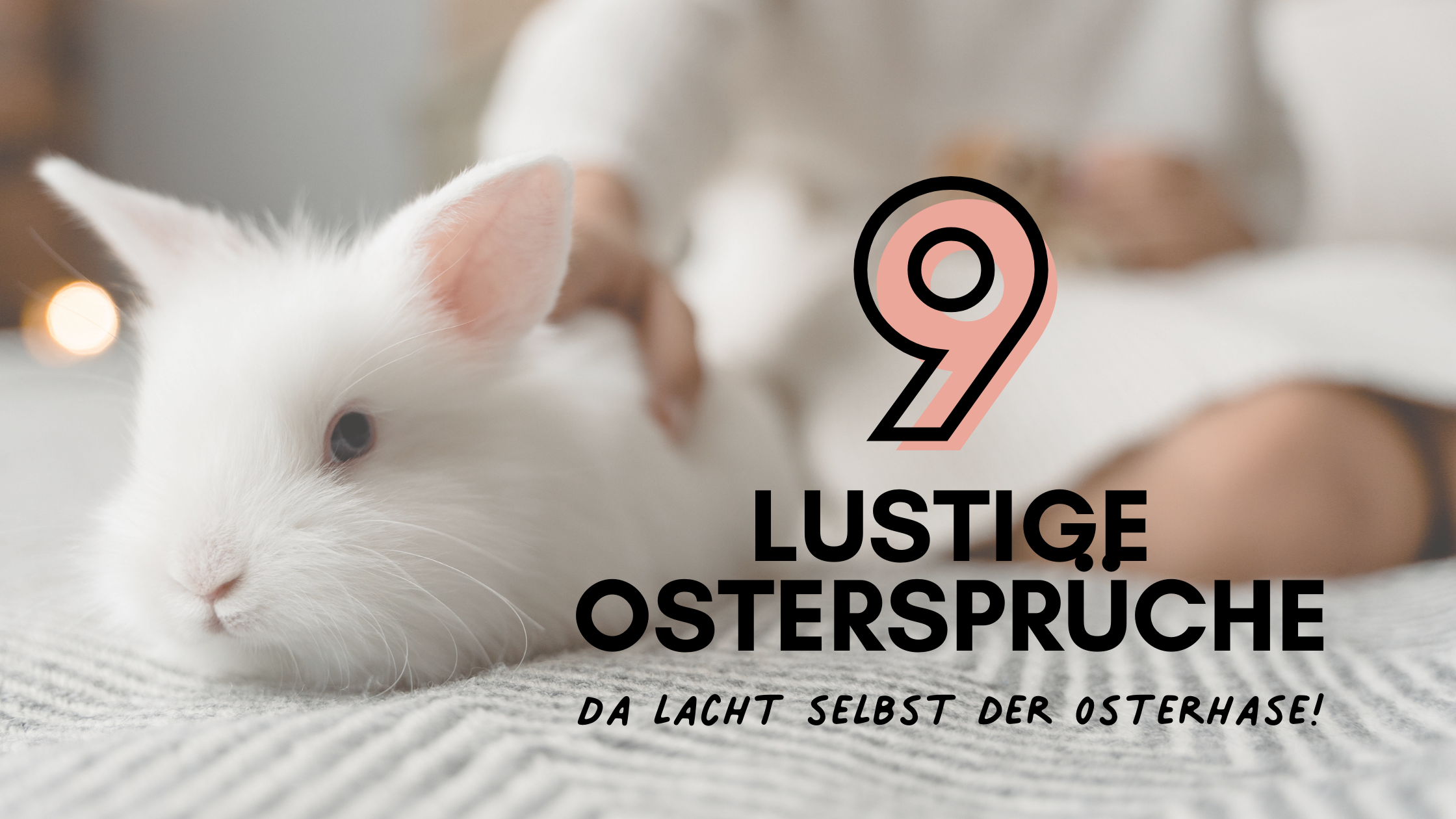 Lustige Osterhasen als niedlich-freche und unentbehrliche Begleiter zum  Fest