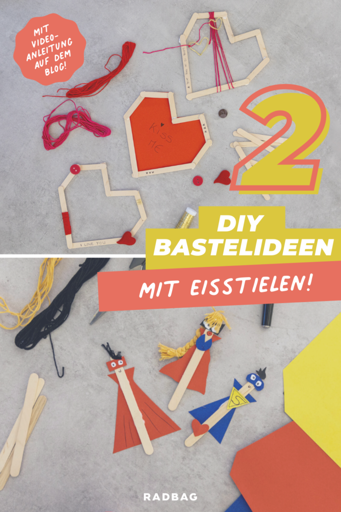 basteln mit eisstielen diy pinterest