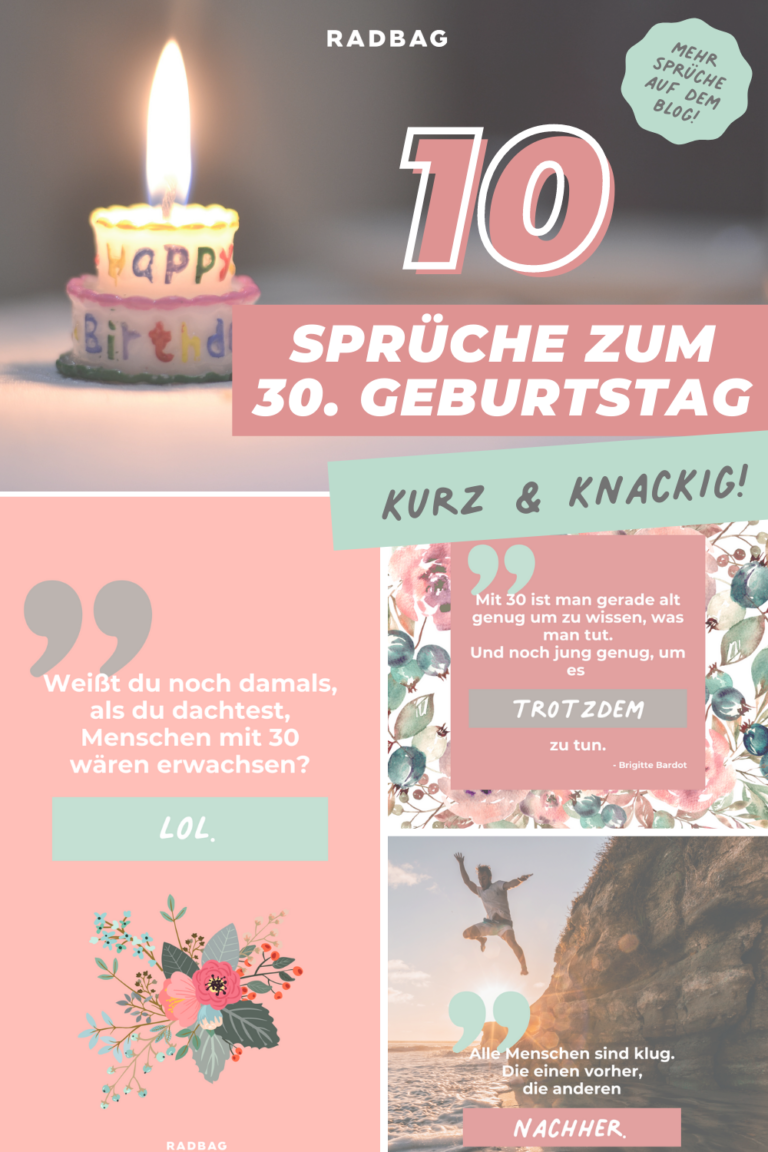 10 Sprüche zum 30 Geburtstag Alter ist nur eine Zahl, Baby!