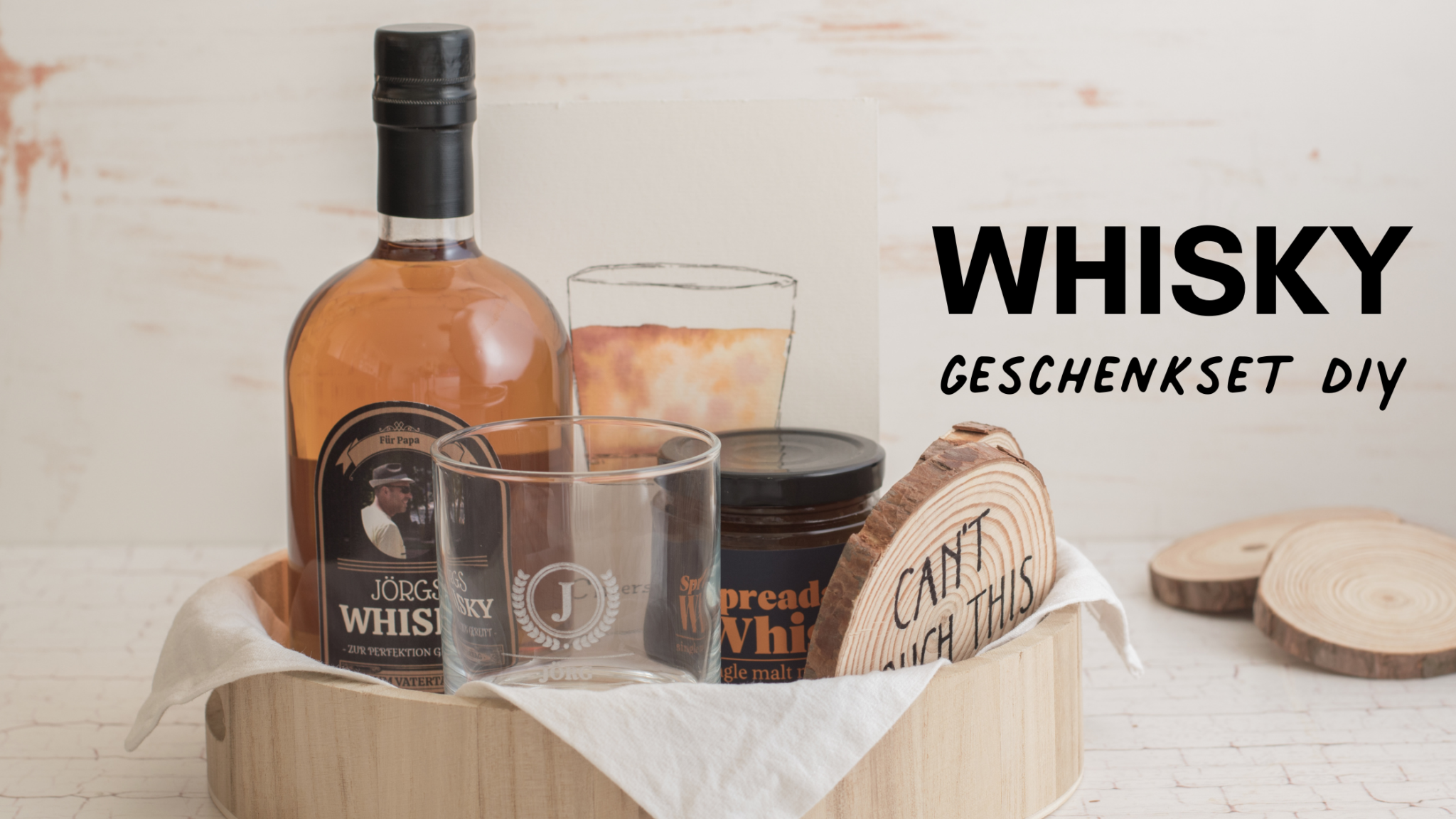 Whisky Geschenkset DIY - da wird Man(n) sich aber freuen!
