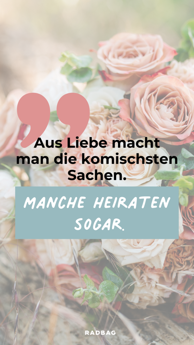 Die schönsten Hochzeitswünsche kurz & lustig
