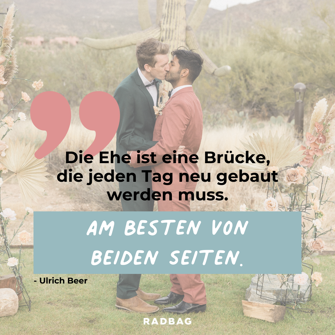 Die schönsten Hochzeitswünsche kurz & lustig