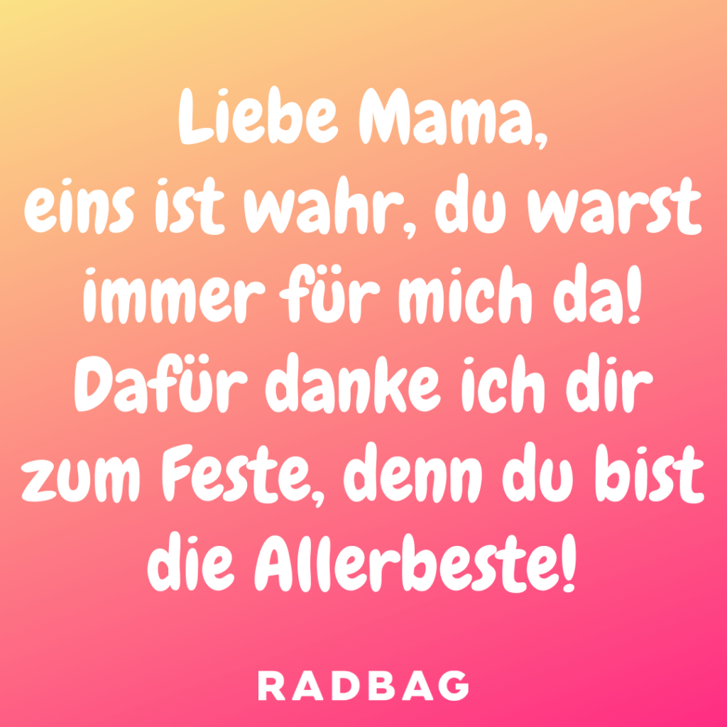 Anti-Kitsch Sprüche zum Muttertag für die beste Mama!